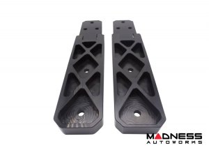 Jeep Wrangler JL Billet Tailgate Hinges - Aluminum - Black